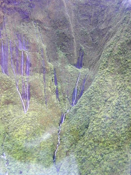 Kahakuloa valley waterfalls