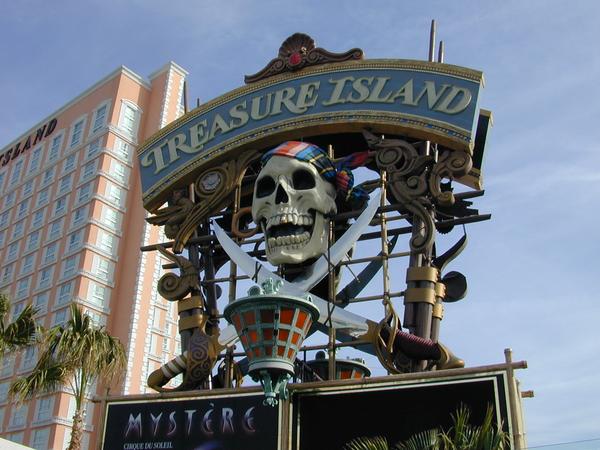 Treasure island the sign