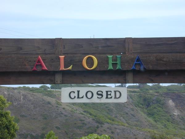 The aloha sign