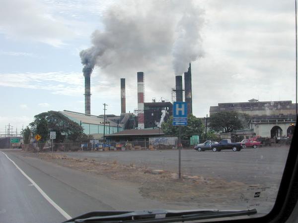 Sugar factory in kahului