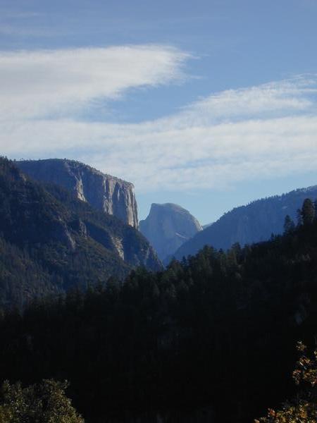 The first glimpse of yosemite