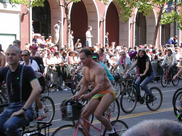 003 wil see this close to naked guy later