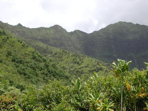 Hiking towards the falls