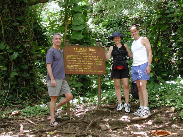 Starting on the trail
