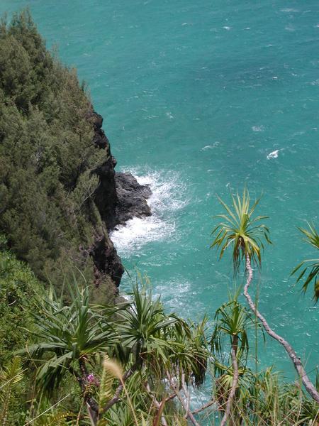 The emerald water