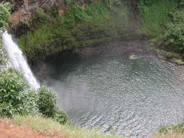The pool at the wailua falls