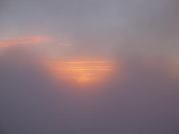 Somewhere closeby is a sunrise