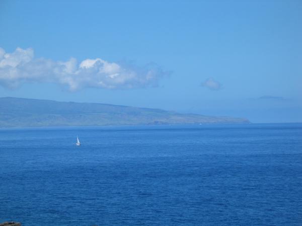 And that would be molokai in the distance