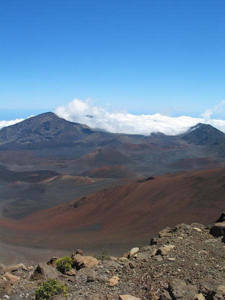 12 01 sky, clouds and the crater