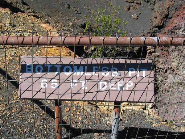 14 52 bottomless pit 65 ft deep