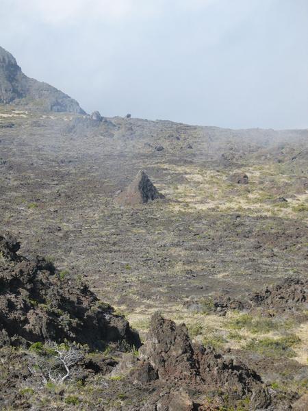 15 51 a pyramid rock in the plain