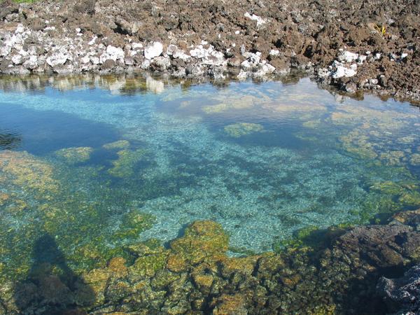 The center is beautifully clear