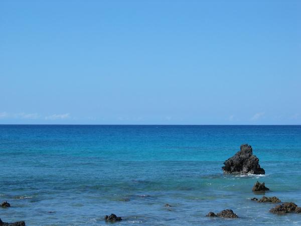 The colors of the sea at makalawena