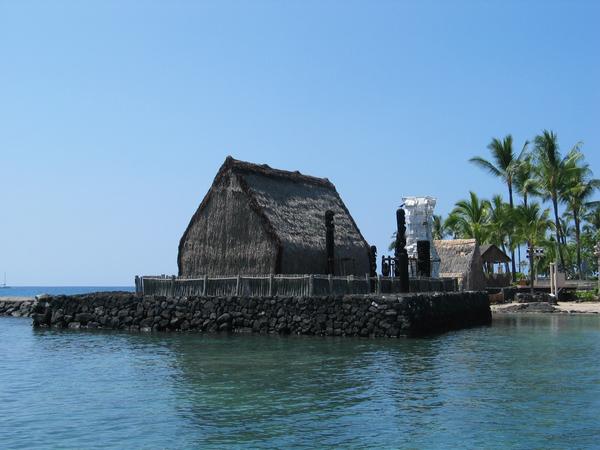 Ahuena heiau in kona