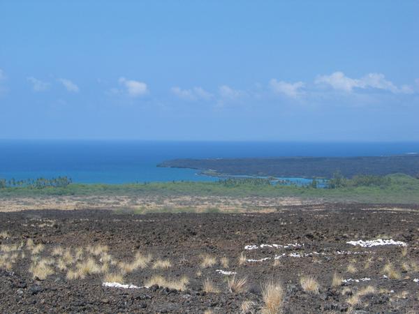 From the lookout into kiholo bay