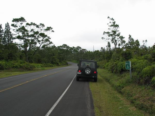 Saddle road, mile 9 of 54