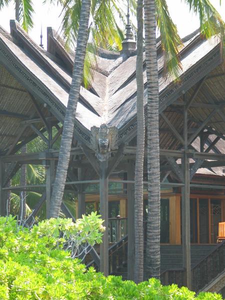 Ornaments on the bali house