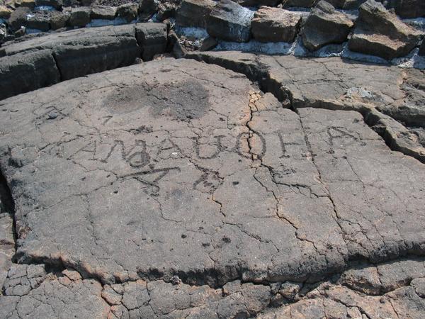 Petroglyph kamauoha