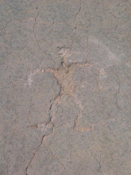 Petroglyph little man