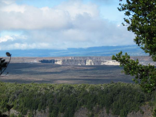 Byron ledge and crater