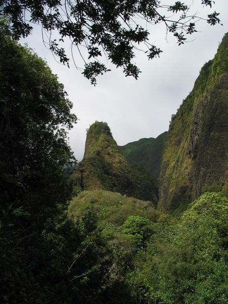 Iao needle from afar