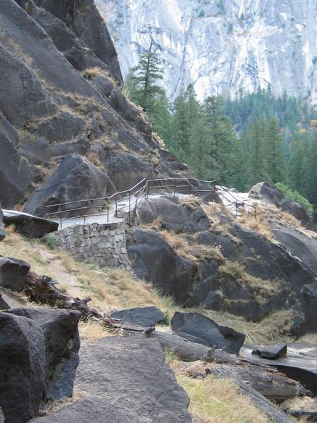 The trail to vernal fall