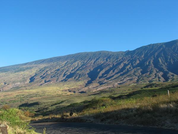 The vast expanse of haleakala from the south