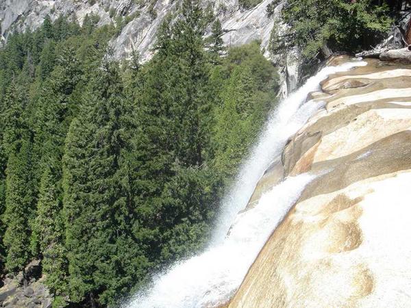 Vernal fall from the top