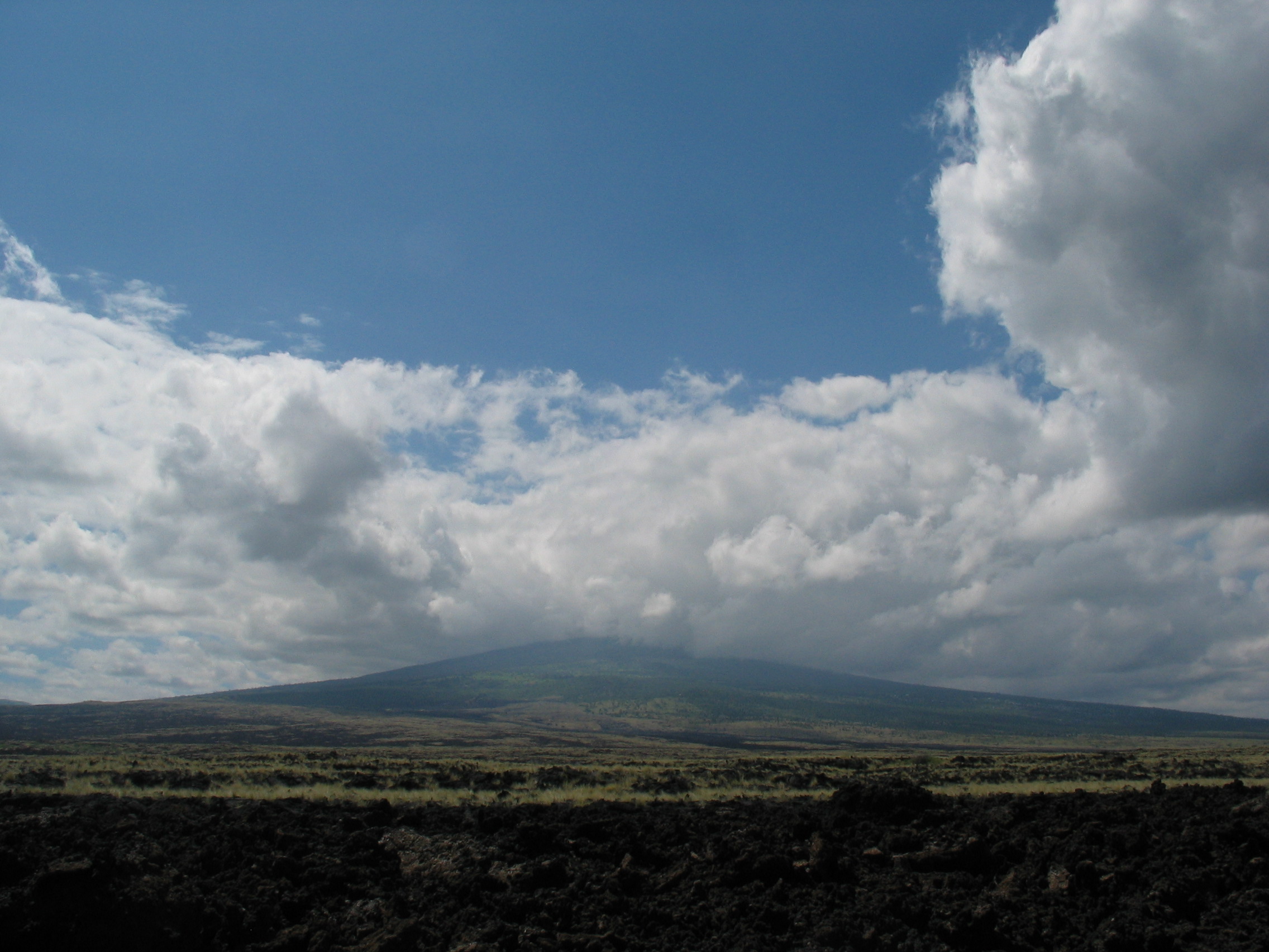 Hualalai in the clouds