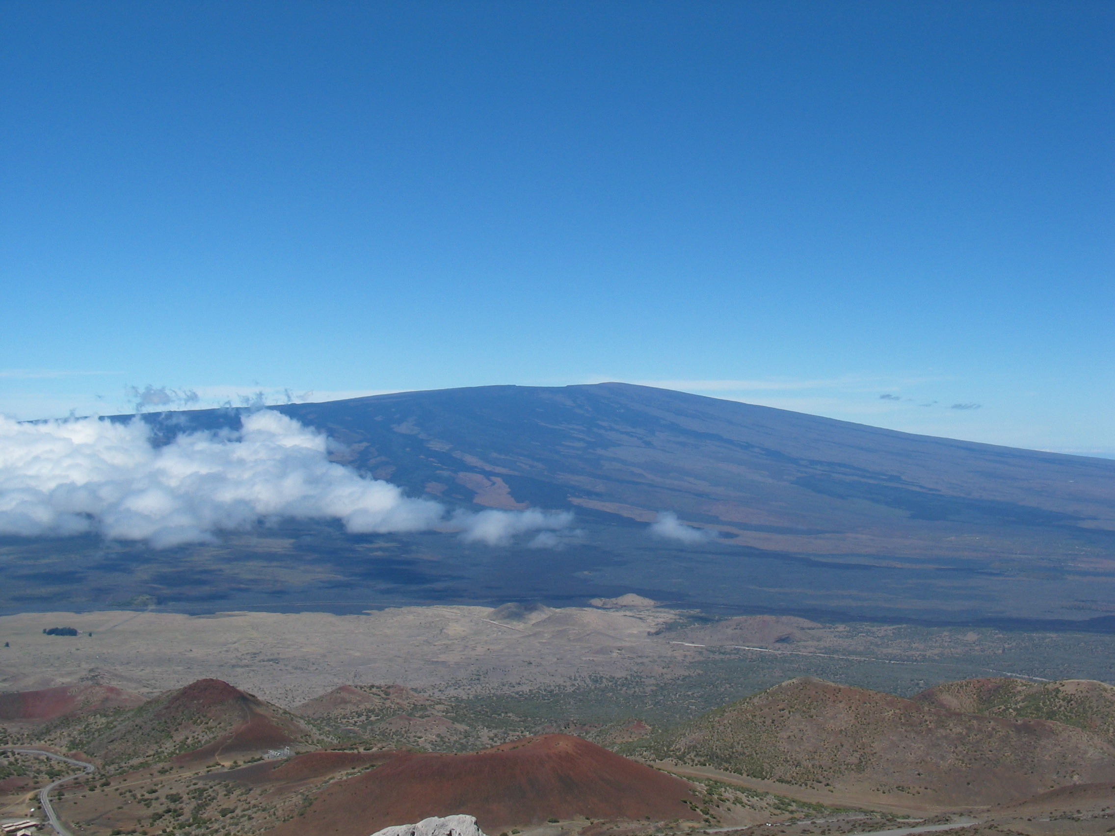 Mauna loa from 11000 ft