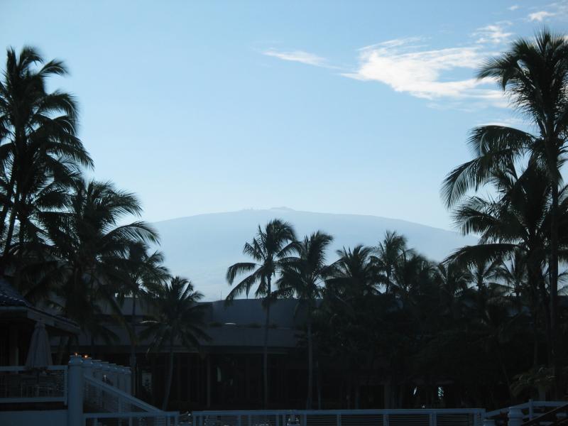 Mauna kea from the waikoloa hilton