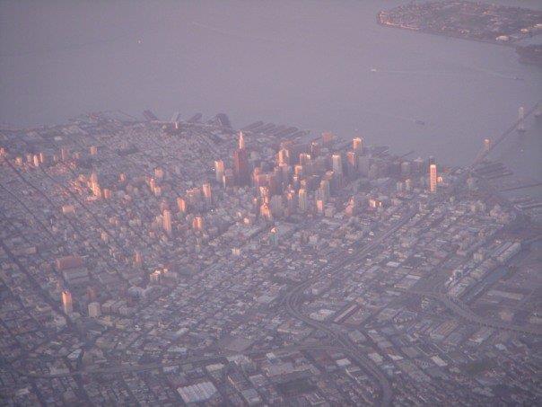 Downtown sf from the plane 20121216 1770720889