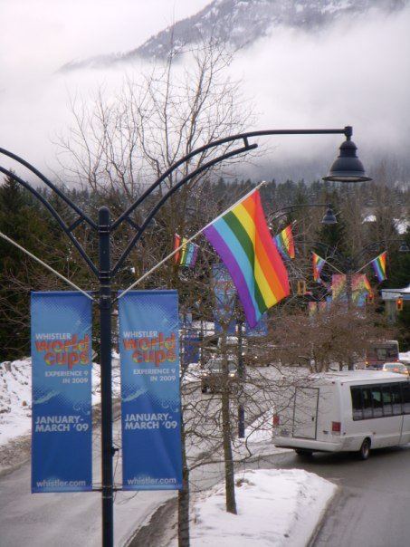 Winterpride flags flying gaywhistler com 20121216 2054624624
