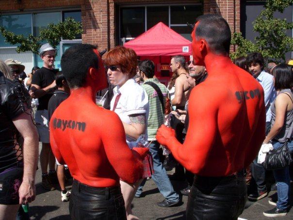 Gay com had a bunch of people in this red outfit i 20121216 1020298341