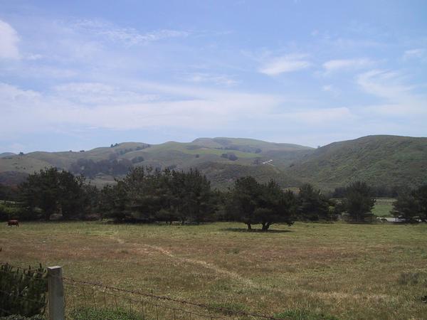 Stage road from the path