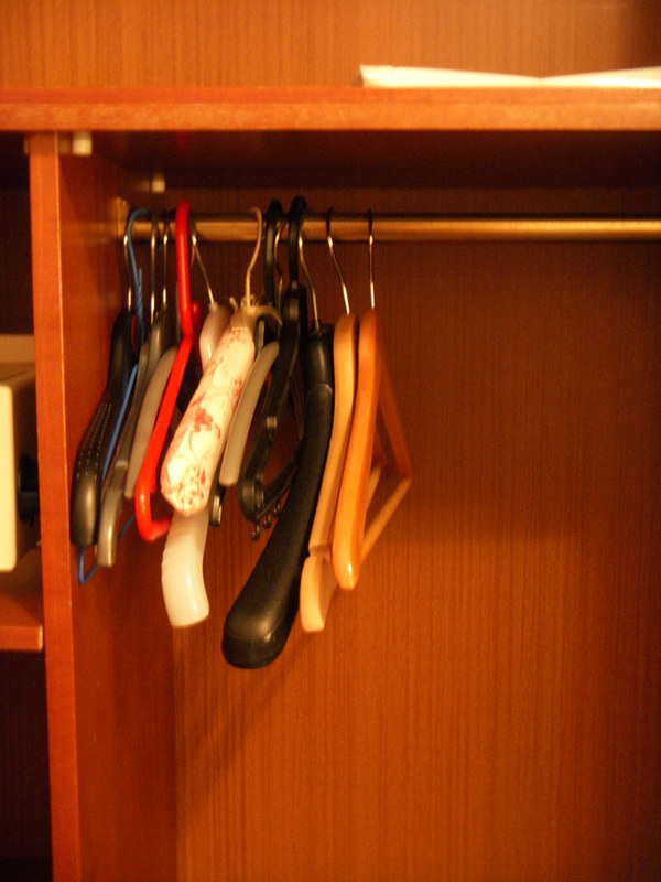 Random hangers in the closet cheap or charming 20121212 1525266584
