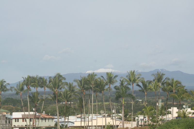 Snowy mauna kea