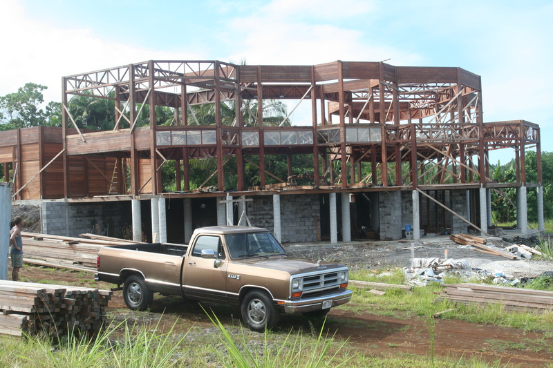 House, truck