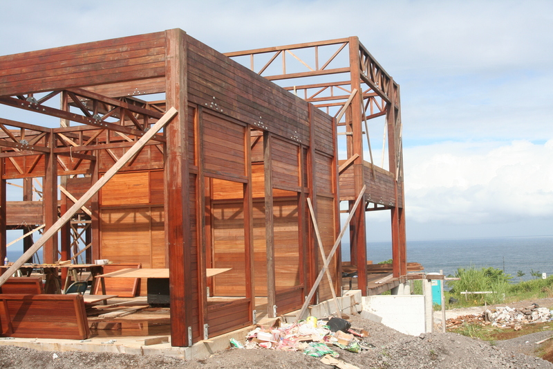 House and view from mauka
