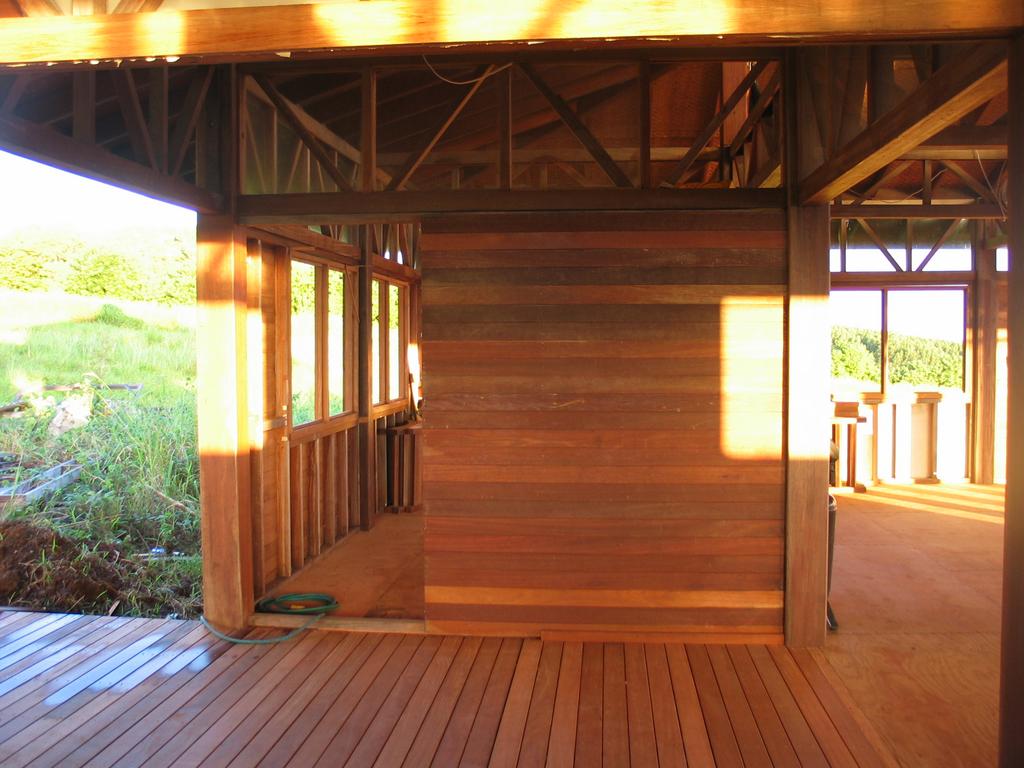 The added wall to the small bedroom