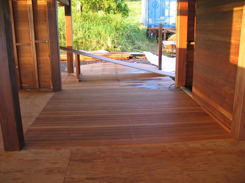 The front lanai this is going to be the main entrance