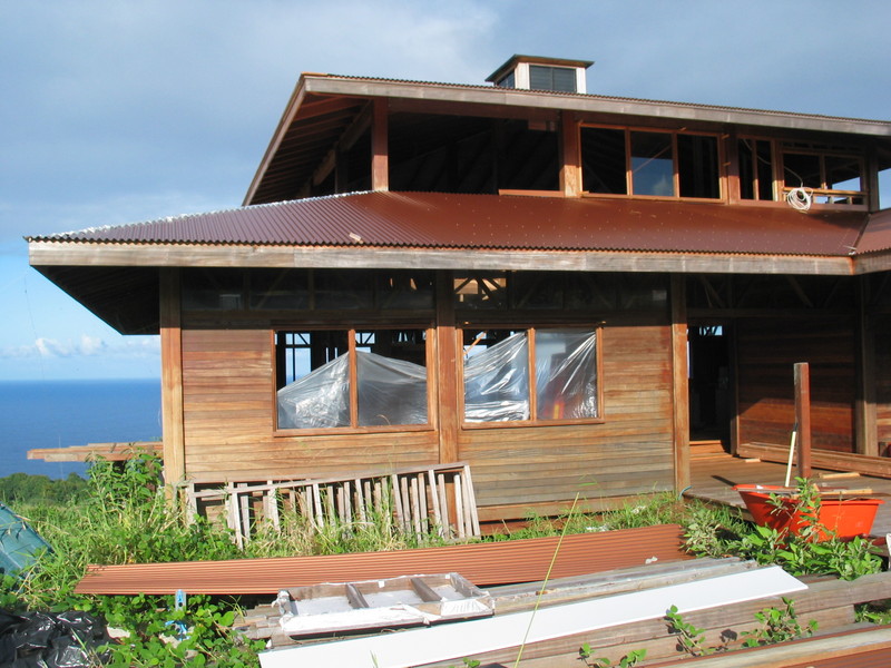 More house, ocean