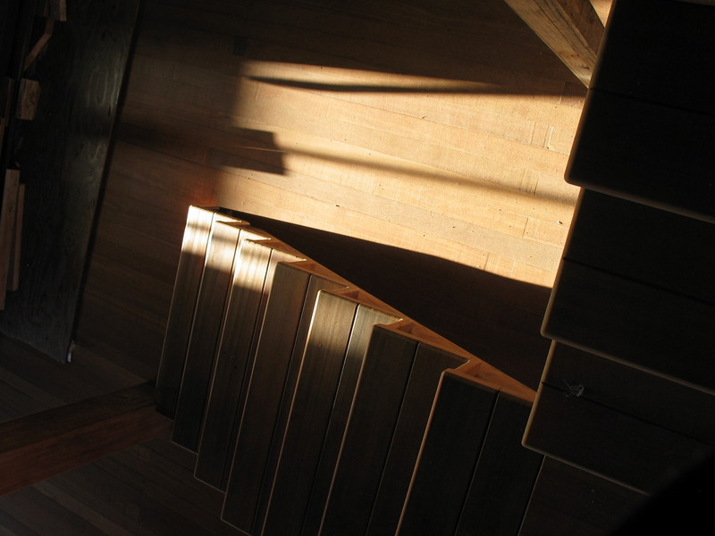 Other detail of staircase in morning light