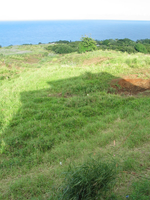 Shadow of the house in the evening