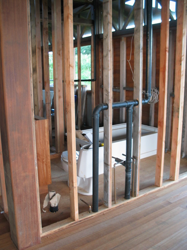 The master bathroom