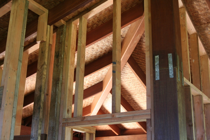 Detail of the upstairs bathroom