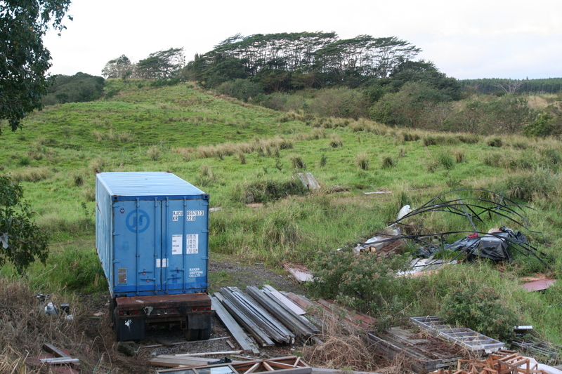 The view without the container