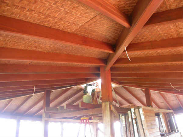 Roof under construction