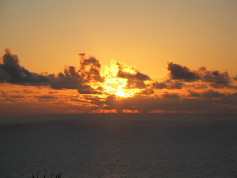 Explosion of sunrise