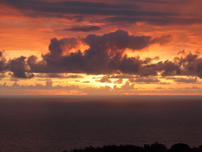 Red sunrise